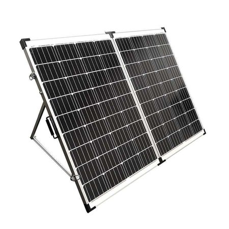 GO POWER! Monocrystalline Solar Panel Kit, 200 W, 17.6V DC, 11.4 A, Quick, Ring Terminals 82610